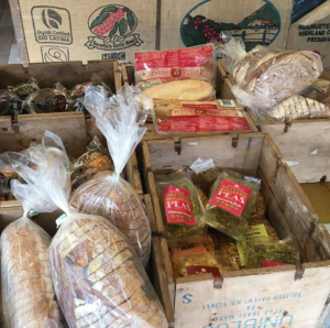 Bread and dry snacks