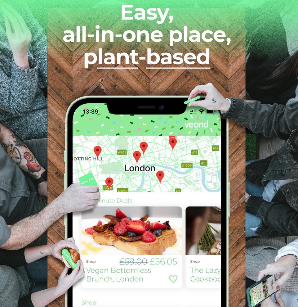 “veond” in app curated marketplace for inclusive and accessible plant based lifestyle (1)