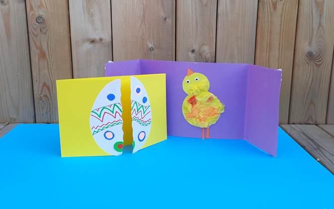 Pop down to bruce castle and create your own cracked egg card ready to give to someone